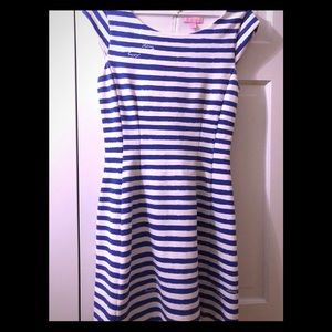 Lillly Pulitzer blue striped dress